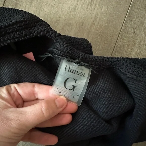 NWT Hunza G Classic Square Neck One Piece Black OS - Picture 5 of 6